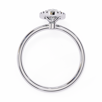 Lumina Marquise Lab Grown Diamond Halo Ring