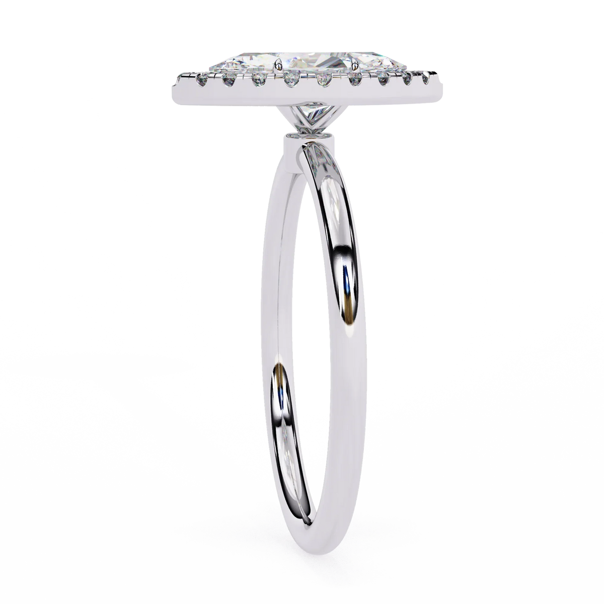 Lumina Marquise Lab Grown Diamond Halo Ring - Ophiratbf
