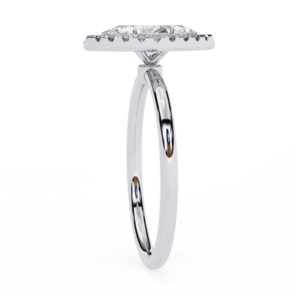 Lumina Marquise Lab Grown Diamond Halo Ring