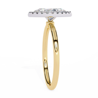Lumina Marquise Lab Grown Diamond Halo Ring - Ophiratbf