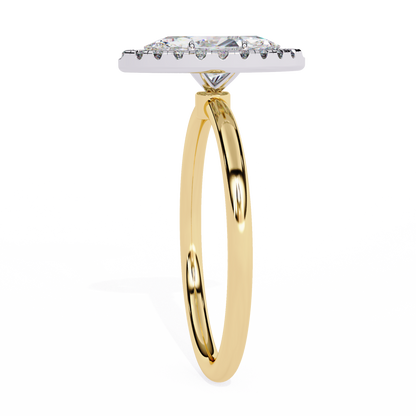 Lumina Marquise Lab Grown Diamond Halo Ring