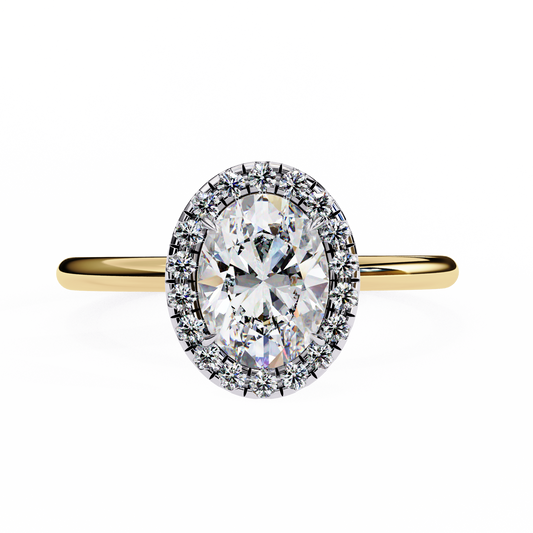 Eclipse Pavé Lab Grown Diamond Ring