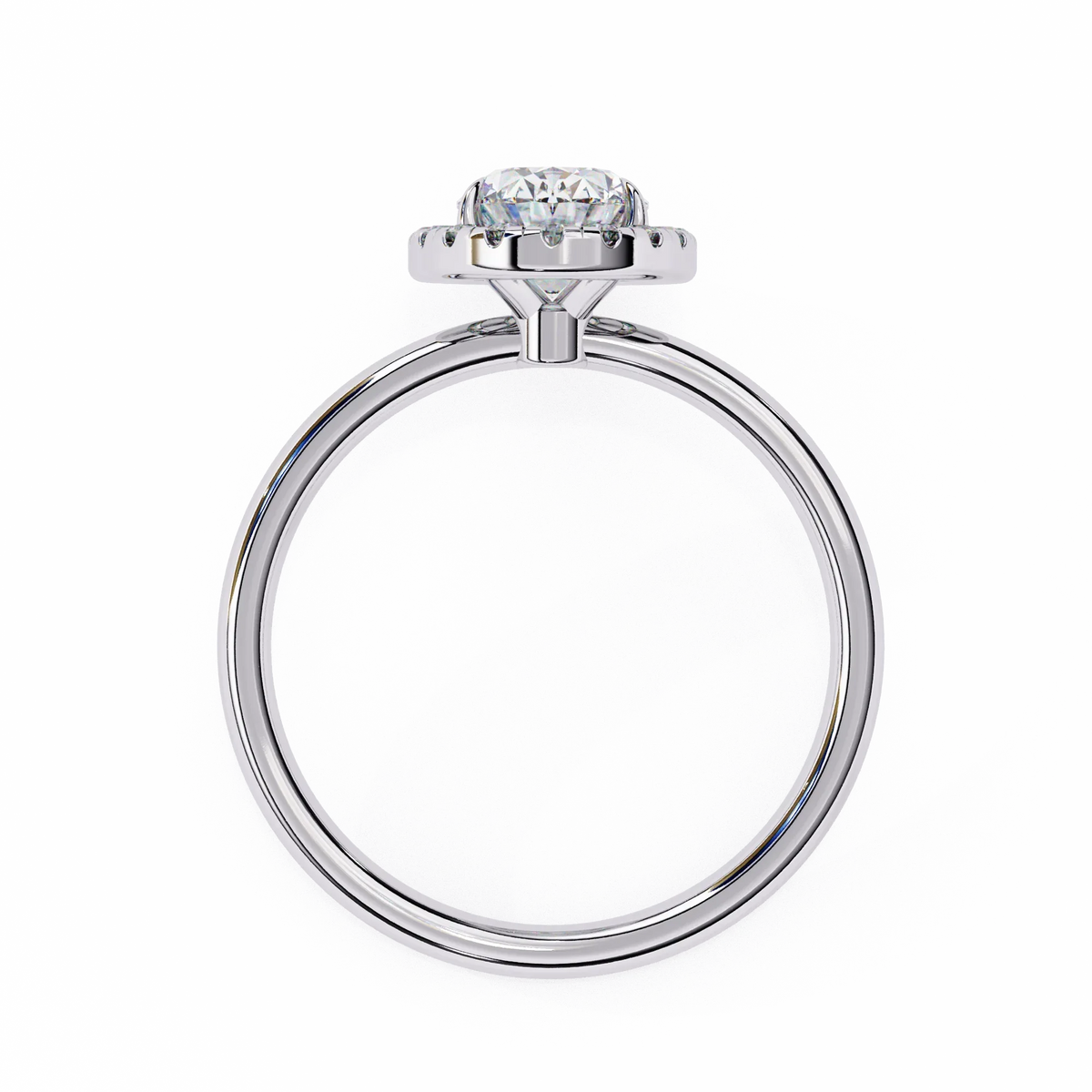 Eclipse Pavé Lab Grown Diamond Ring - Ophiratbf