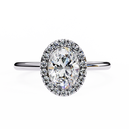 Eclipse Pavé Lab Grown Diamond Ring