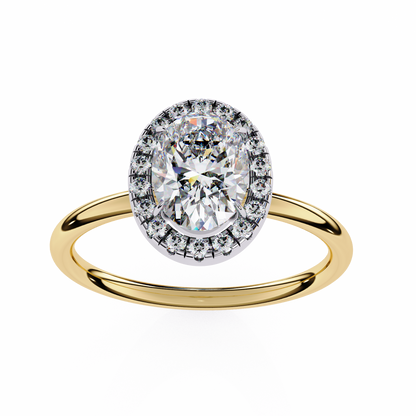 Eclipse Pavé Lab Grown Diamond Ring