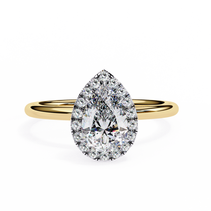 Auralia Pear Lab Grown Diamond Ring