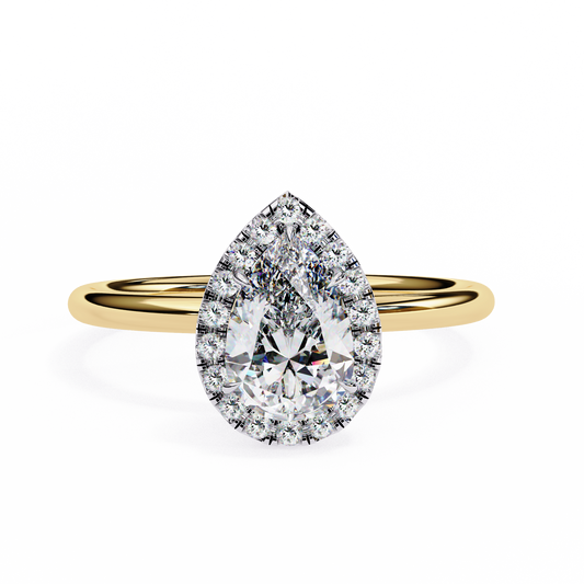 Auralia Pear Lab Grown Diamond Ring