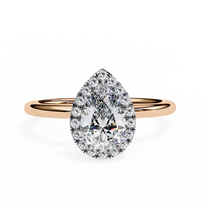 Auralia Pear Lab Grown Diamond Ring
