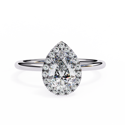 Auralia Pear Lab Grown Diamond Ring