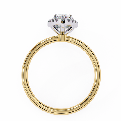 Auralia Pear Lab Grown Diamond Ring