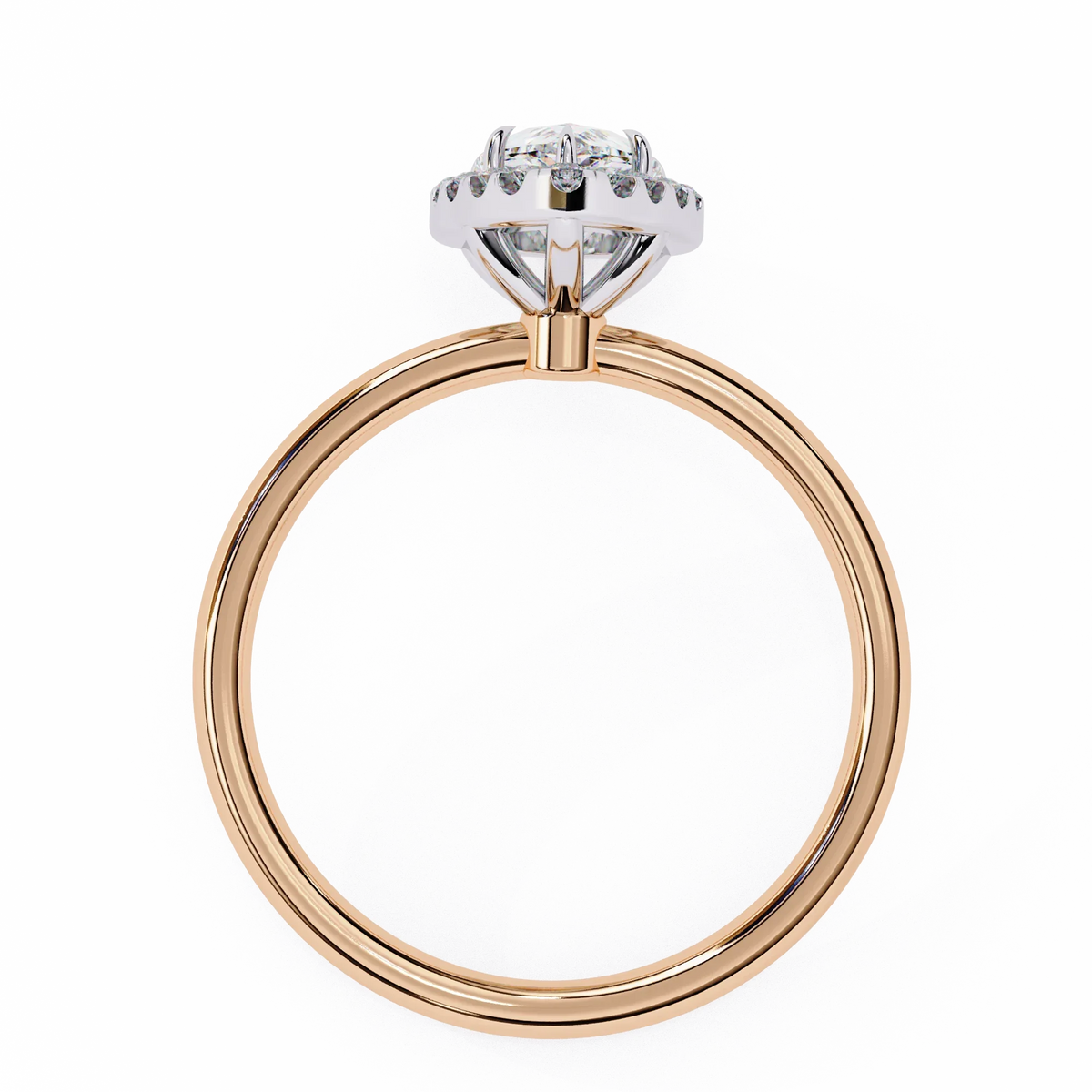 Auralia Pear Lab Grown Diamond Ring - Ophiratbf