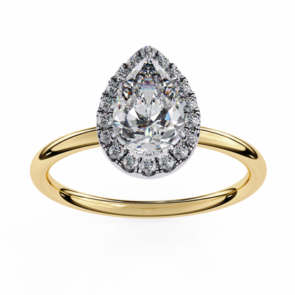 Auralia Pear Lab Grown Diamond Ring