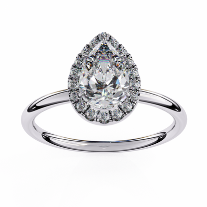 Auralia Pear Lab Grown Diamond Ring