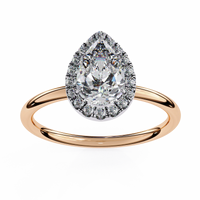 Auralia Pear Lab Grown Diamond Ring - Ophiratbf