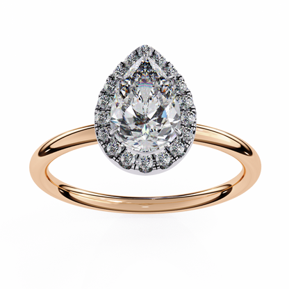 Auralia Pear Lab Grown Diamond Ring