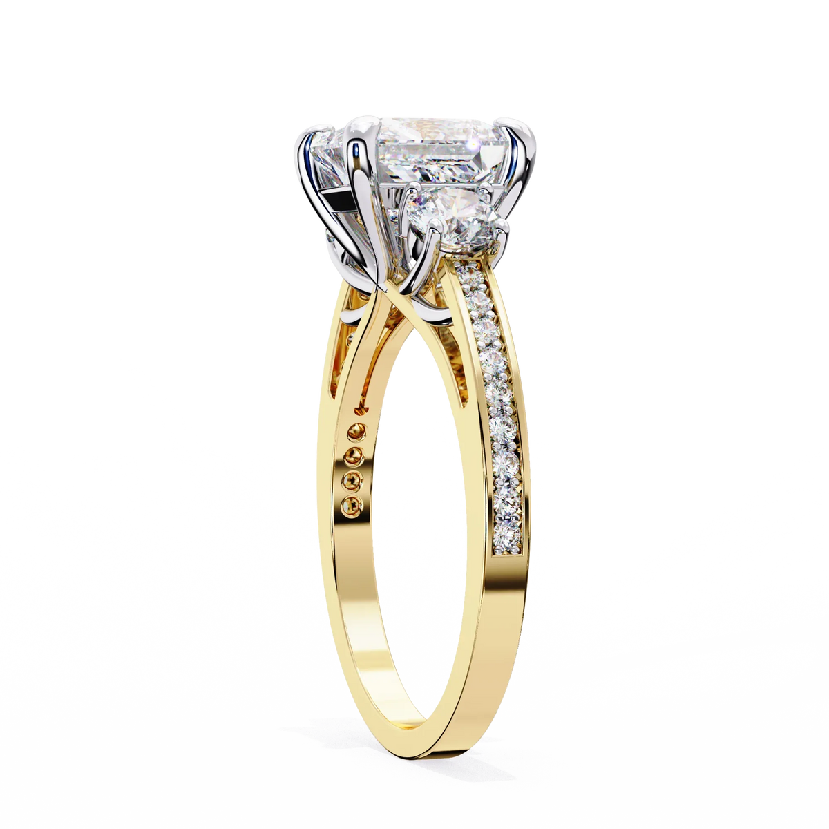 Radiant Baguette Princess Lab Grown Diamond Ring - Ophiratbf