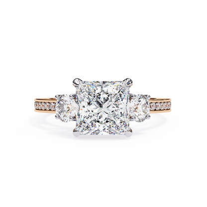 Radiant Baguette Princess Lab Grown Diamond Ring