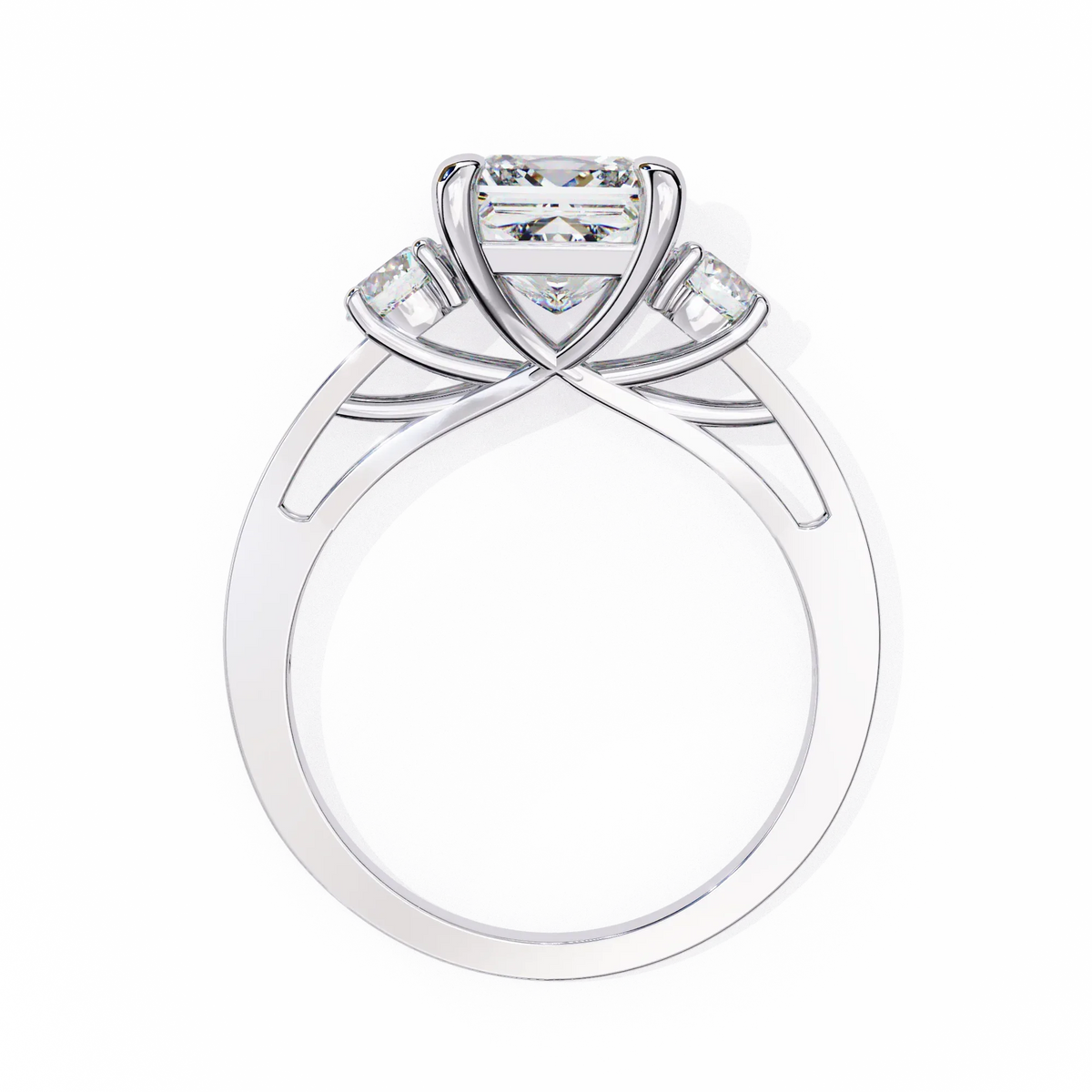 Radiant Baguette Princess Lab Grown Diamond Ring - Ophiratbf