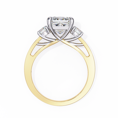 Radiant Baguette Princess Lab Grown Diamond Ring