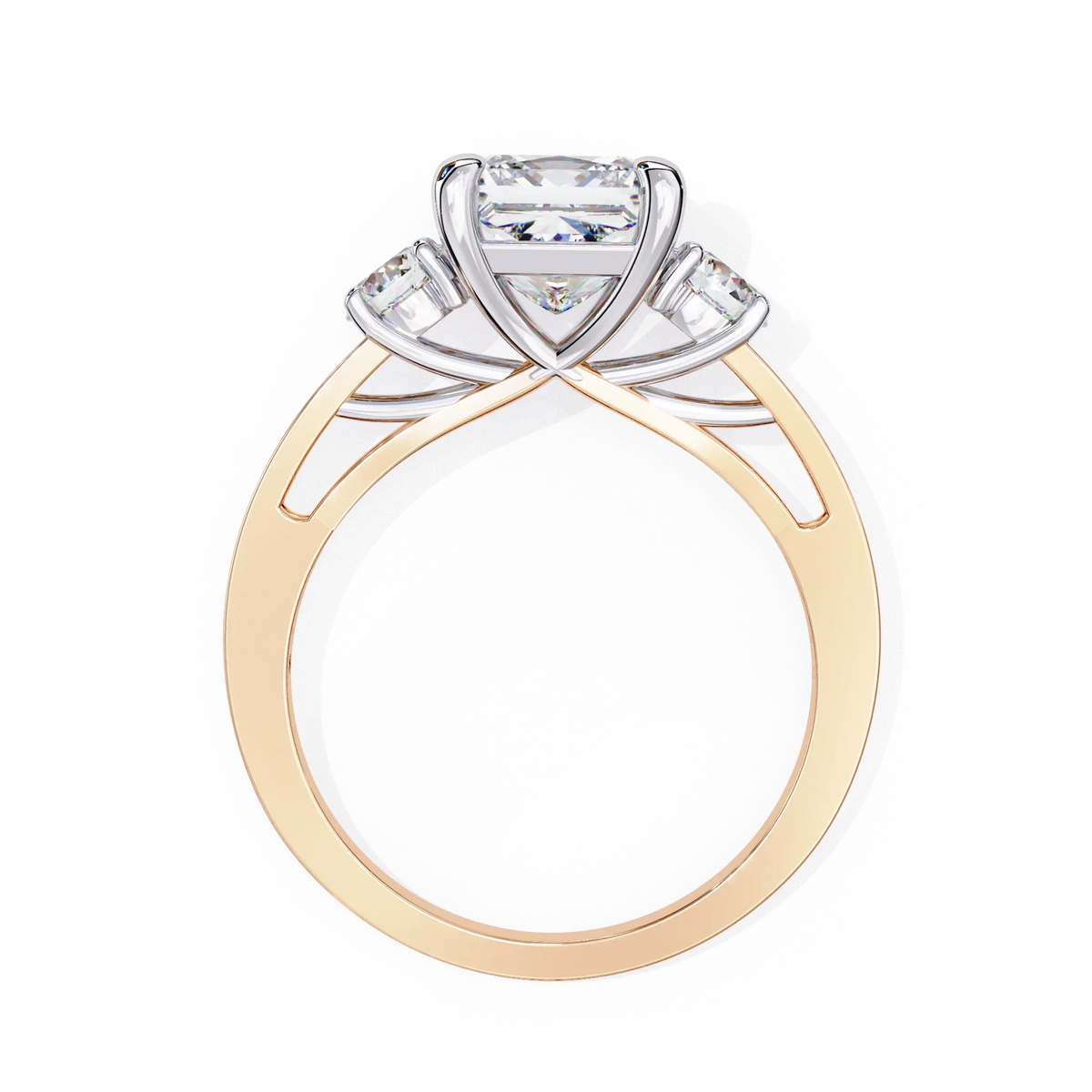 Radiant Baguette Princess Lab Grown Diamond Ring - Ophiratbf
