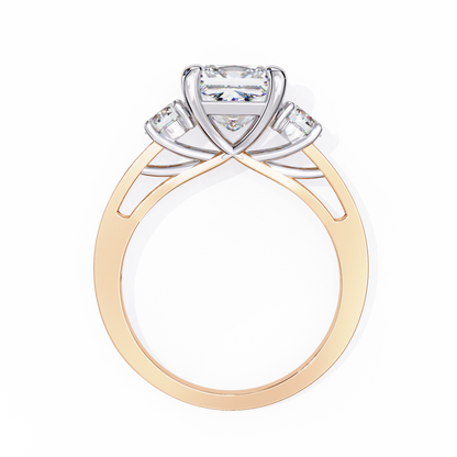 Radiant Baguette Princess Lab Grown Diamond Ring