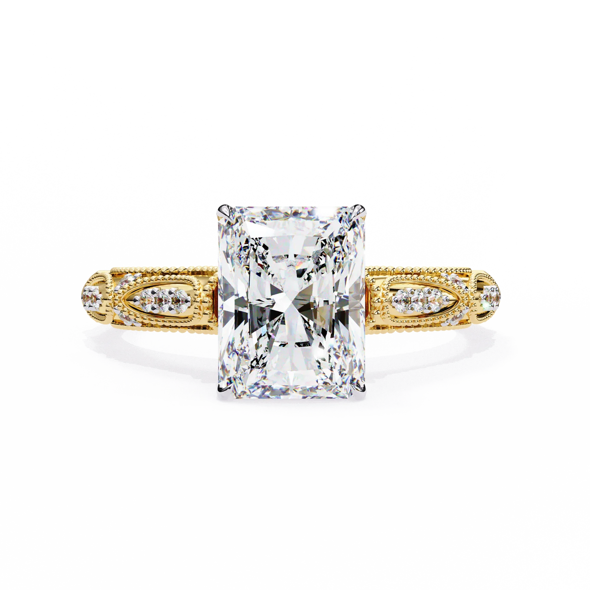 Radiant Spark Lab Grown Diamond Ring - Ophiratbf
