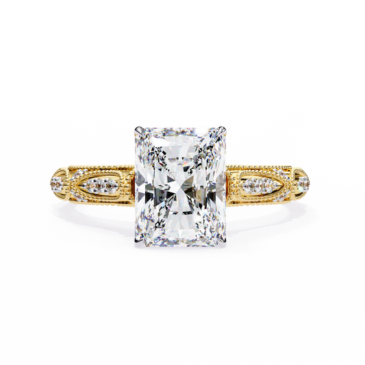 Radiant Spark Lab Grown Diamond Ring