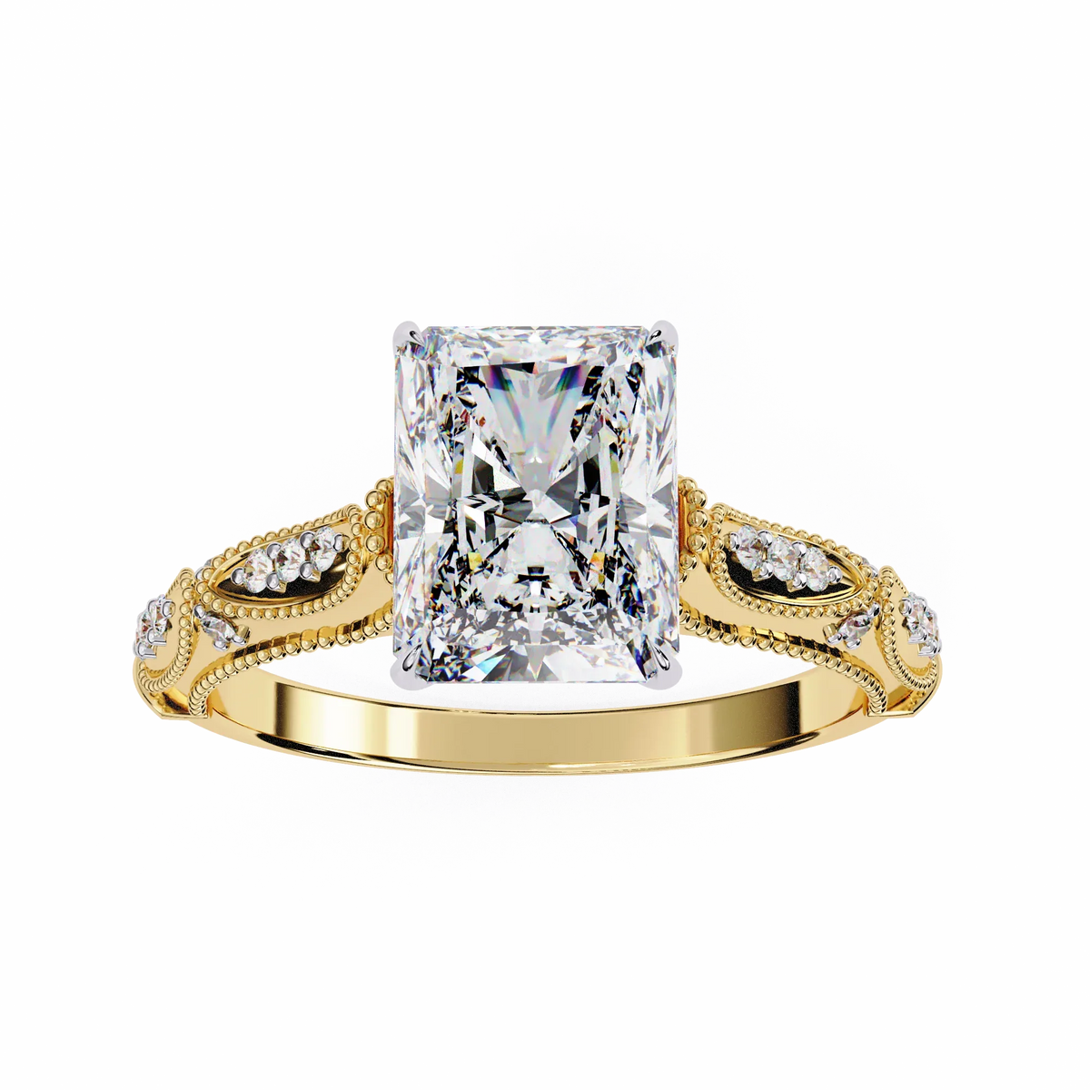Radiant Spark Lab Grown Diamond Ring - Ophiratbf