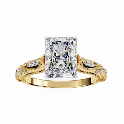 Radiant Spark Lab Grown Diamond Ring