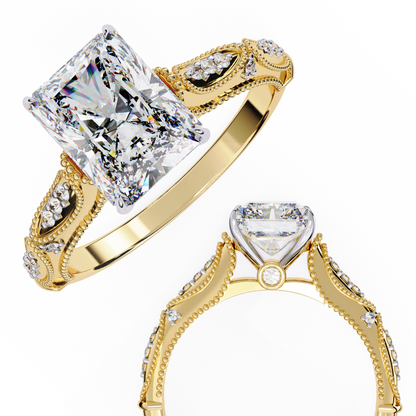Radiant Spark Lab Grown Diamond Ring