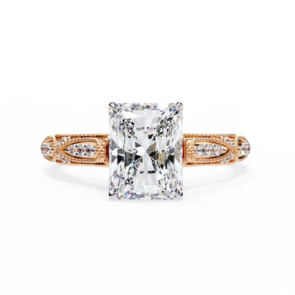 Radiant Spark Lab Grown Diamond Ring