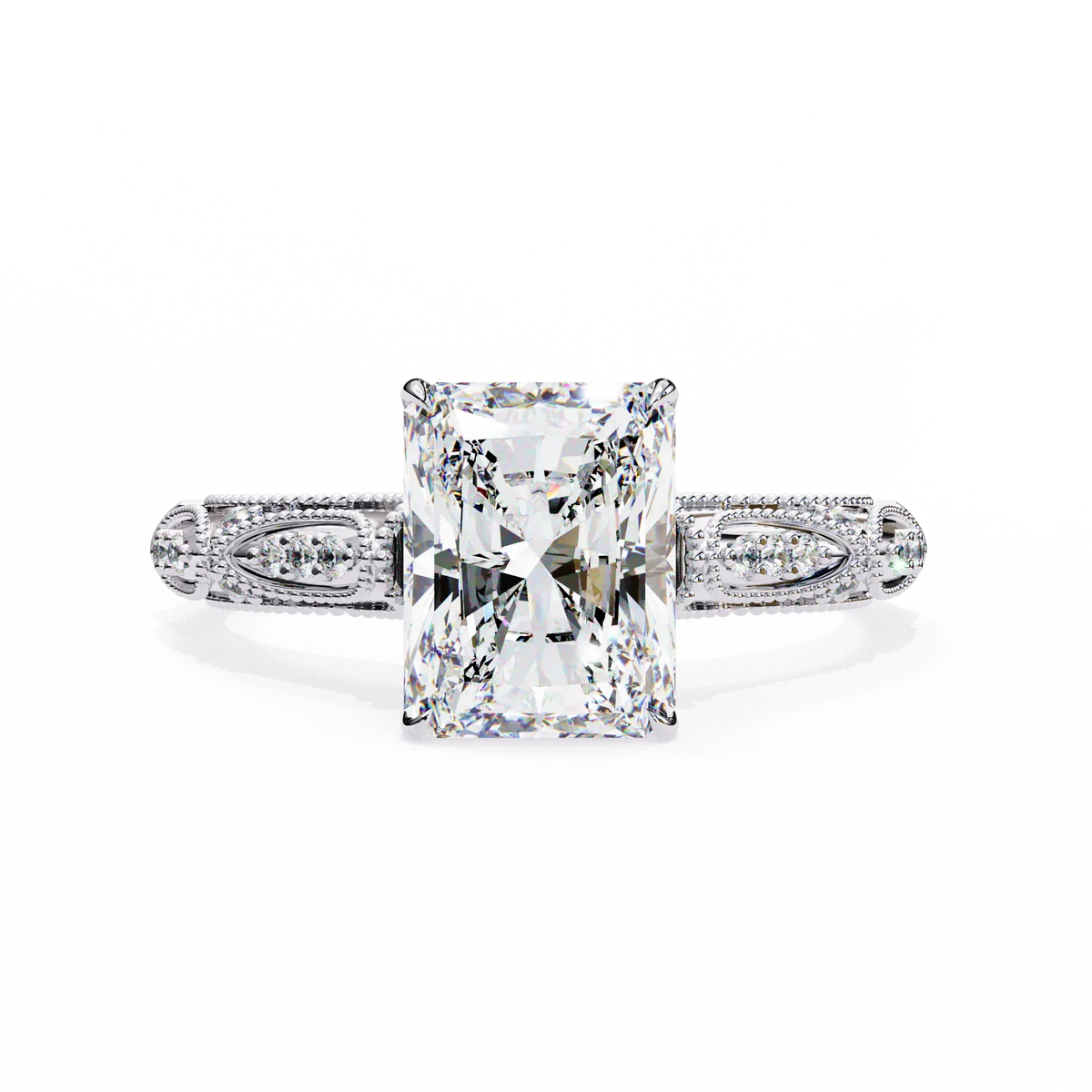 Radiant Spark Lab Grown Diamond Ring - Ophiratbf