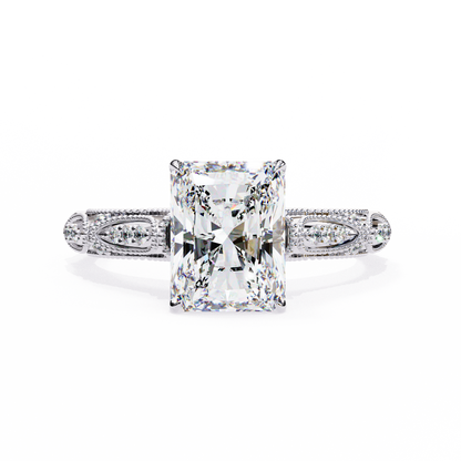 Radiant Spark Lab Grown Diamond Ring