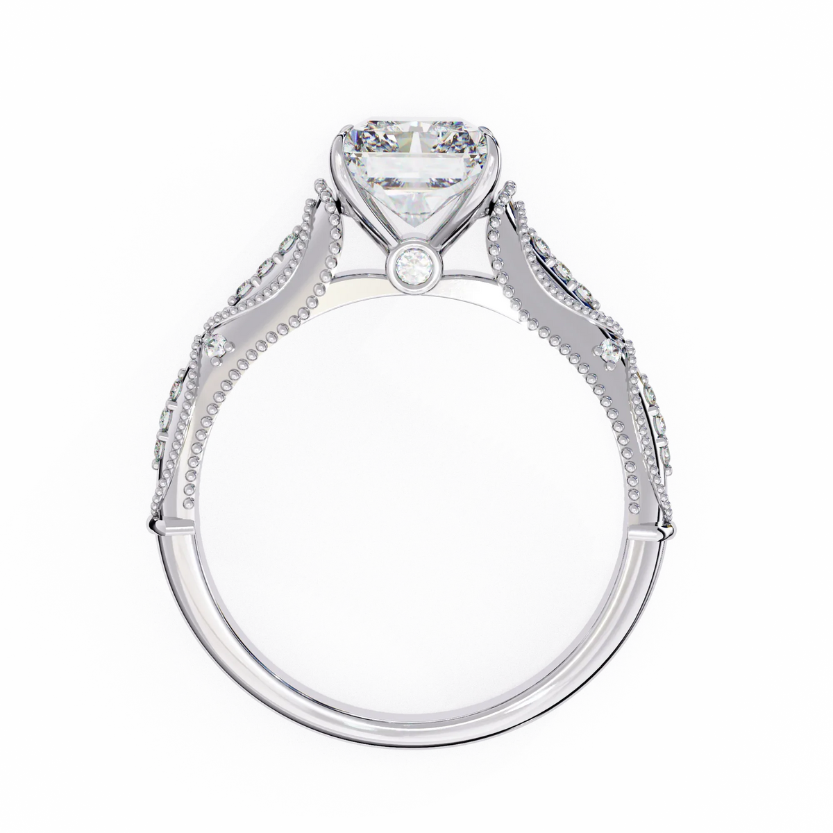 Radiant Spark Lab Grown Diamond Ring - Ophiratbf