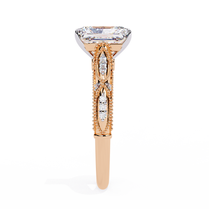 Radiant Spark Lab Grown Diamond Ring
