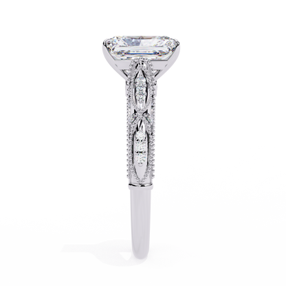 Radiant Spark Lab Grown Diamond Ring