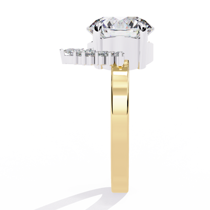 Aurora Crown Lab Grown Diamond Ring