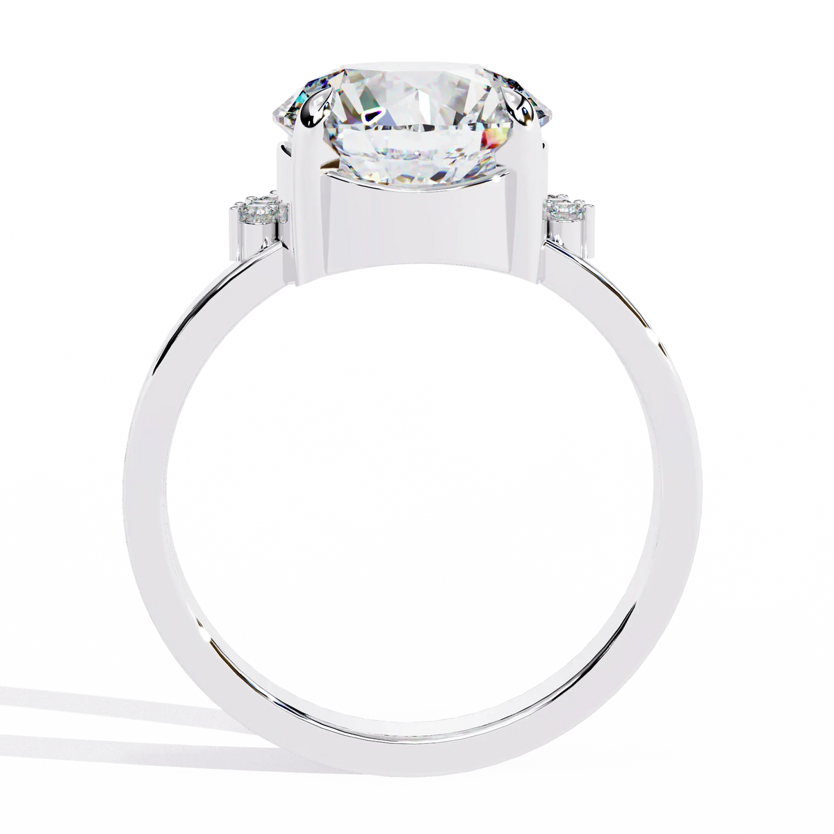 Aurora Crown Lab Grown Diamond Ring - Ophiratbf