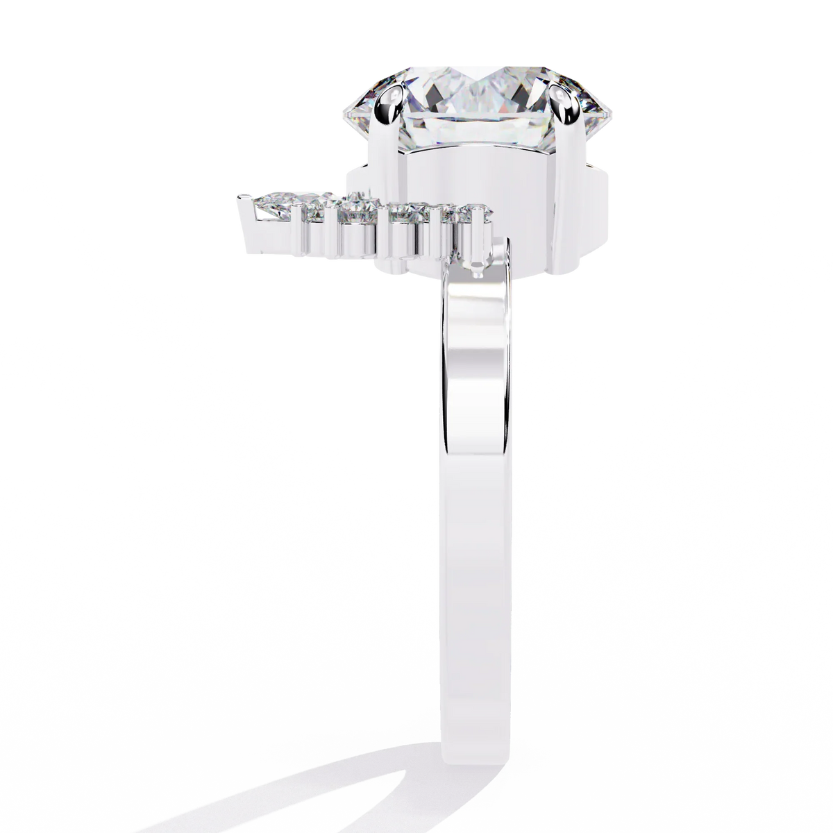 Aurora Crown Lab Grown Diamond Ring - Ophiratbf