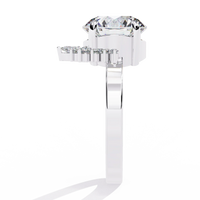 Aurora Crown Lab Grown Diamond Ring - Ophiratbf