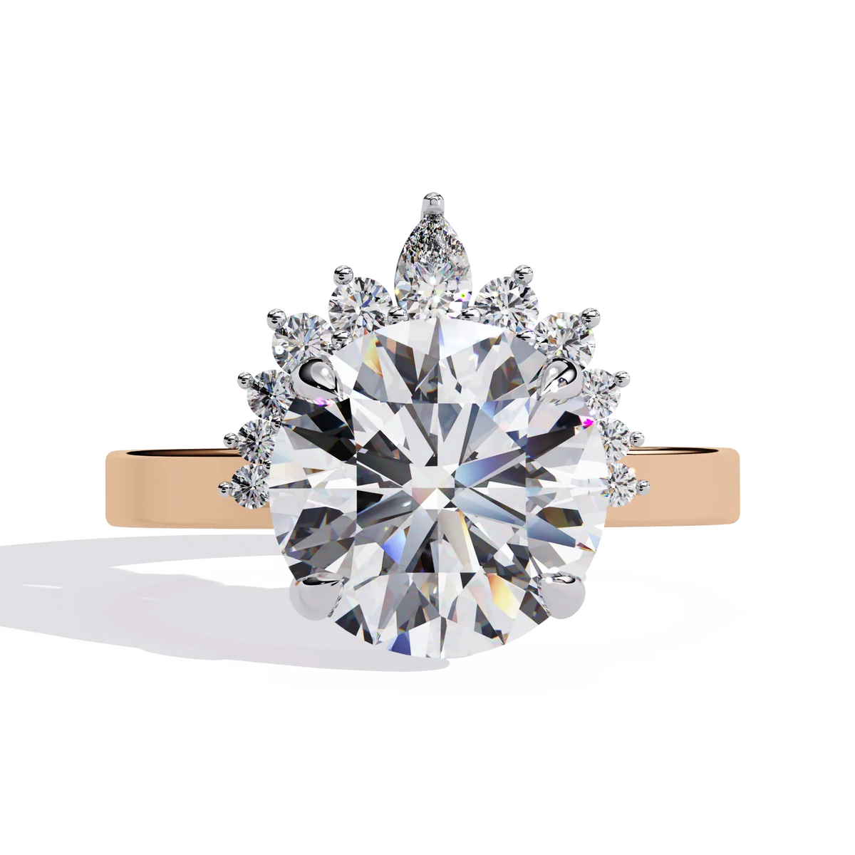 Aurora Crown Lab Grown Diamond Ring - Ophiratbf