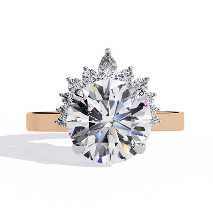 Aurora Crown Lab Grown Diamond Ring