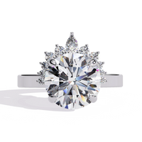Aurora Crown Lab Grown Diamond Ring - Ophiratbf