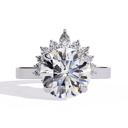 Aurora Crown Lab Grown Diamond Ring