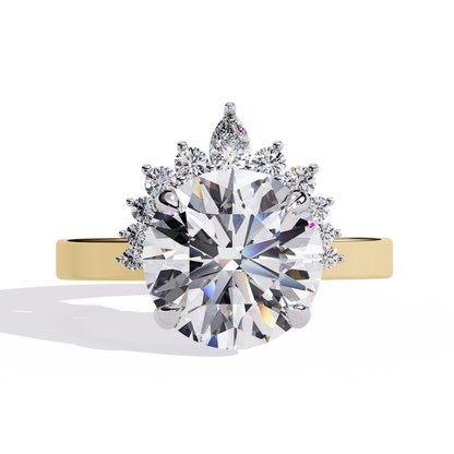 Aurora Crown Lab Grown Diamond Ring