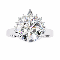 Aurora Crown Lab Grown Diamond Ring - Ophiratbf