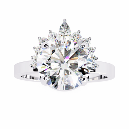 Aurora Crown Lab Grown Diamond Ring