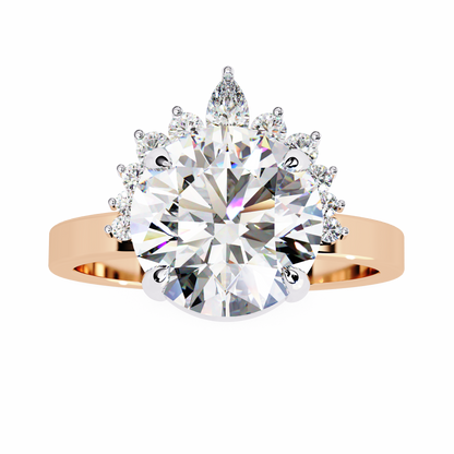 Aurora Crown Lab Grown Diamond Ring