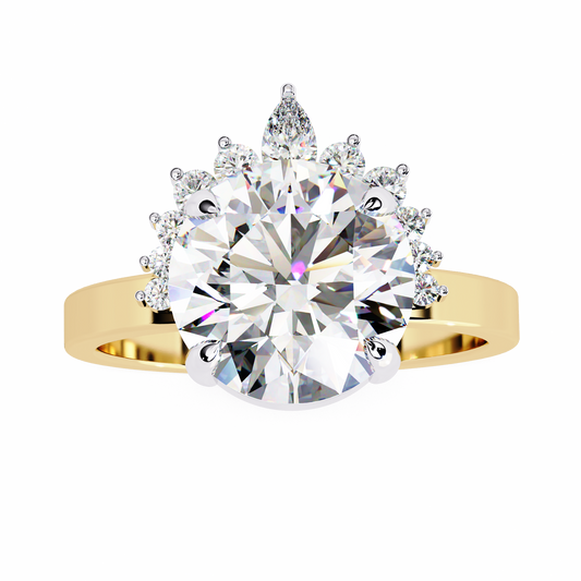 Aurora Crown Lab Grown Diamond Ring