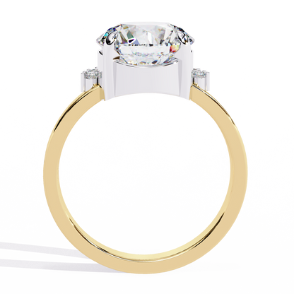 Aurora Crown Lab Grown Diamond Ring